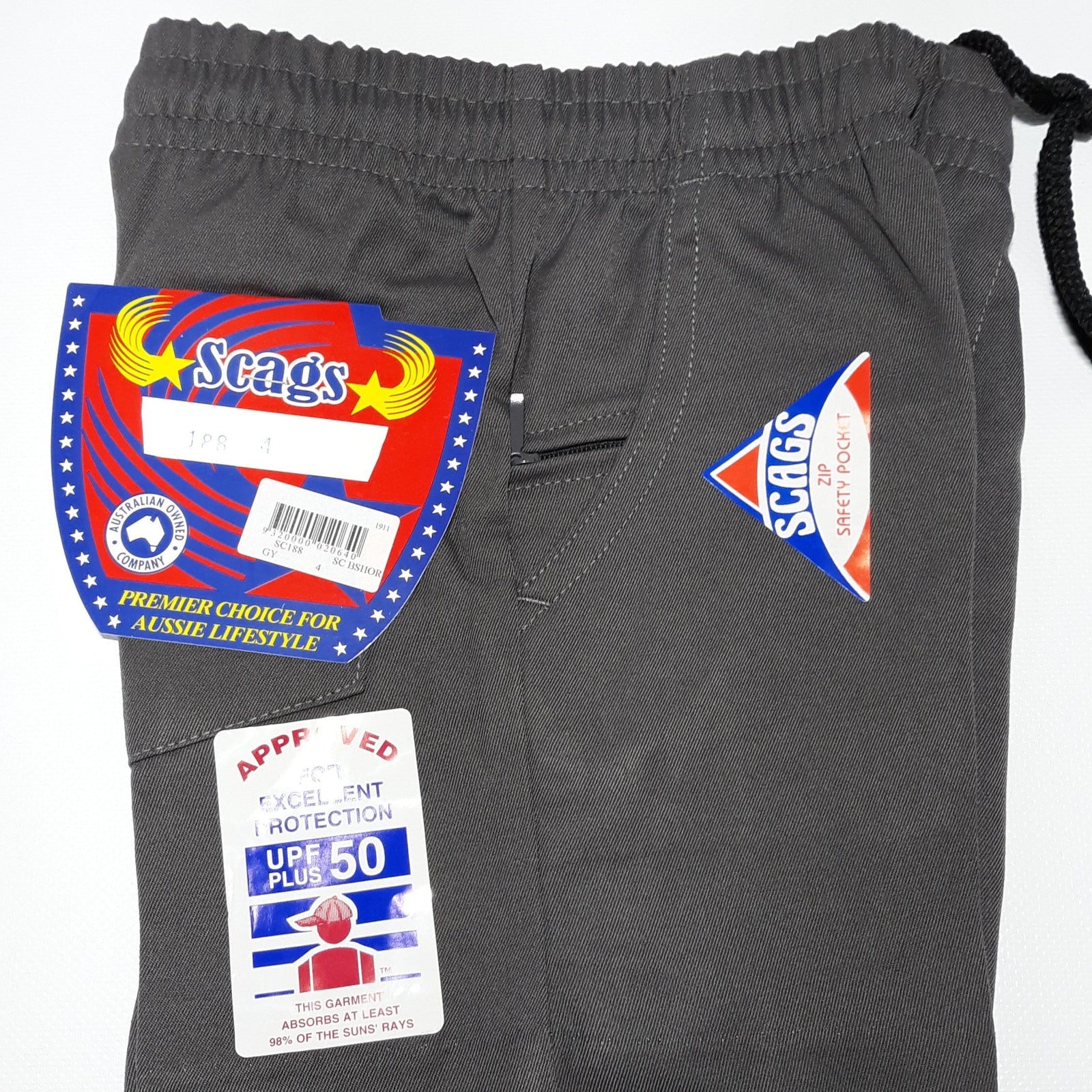 Scags Mens Size School Trousers